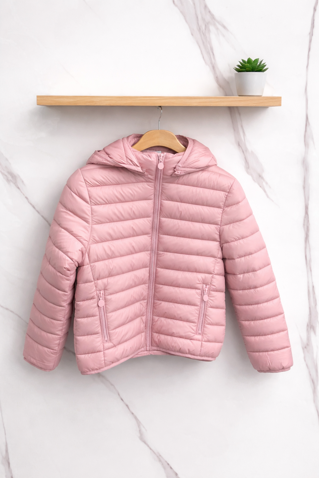 Giubbotto rosa bimba