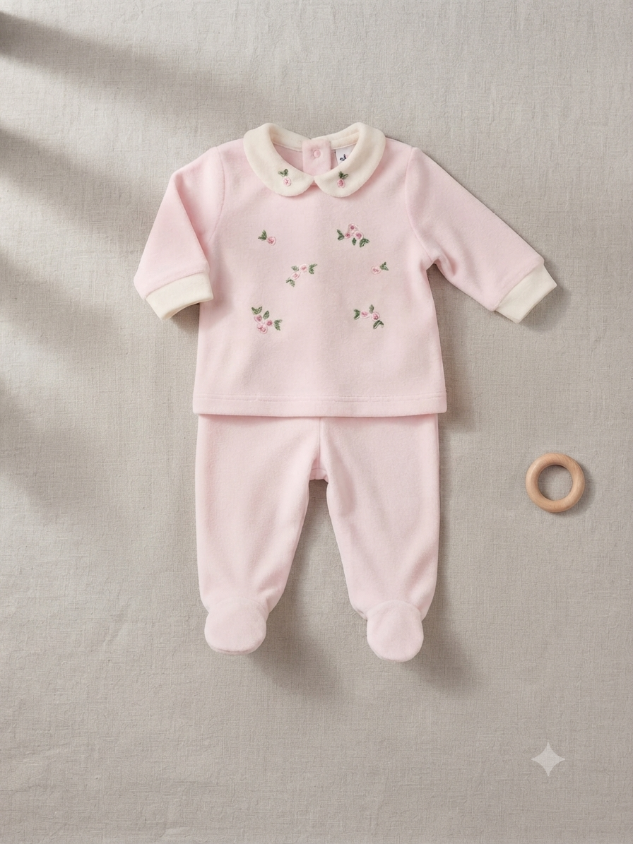 Completo clinico in ciniglia neonata Batuffolini