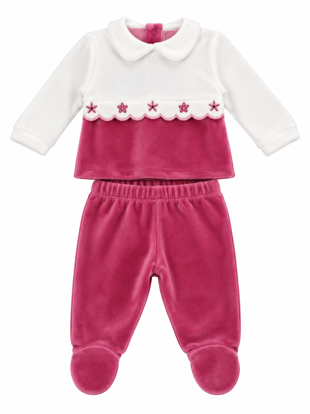 Completo neonata ciniglia 0062Giubebe