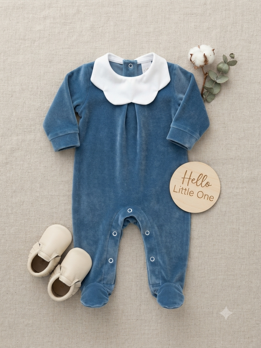 Tutina in ciniglia neonato Mini Moon