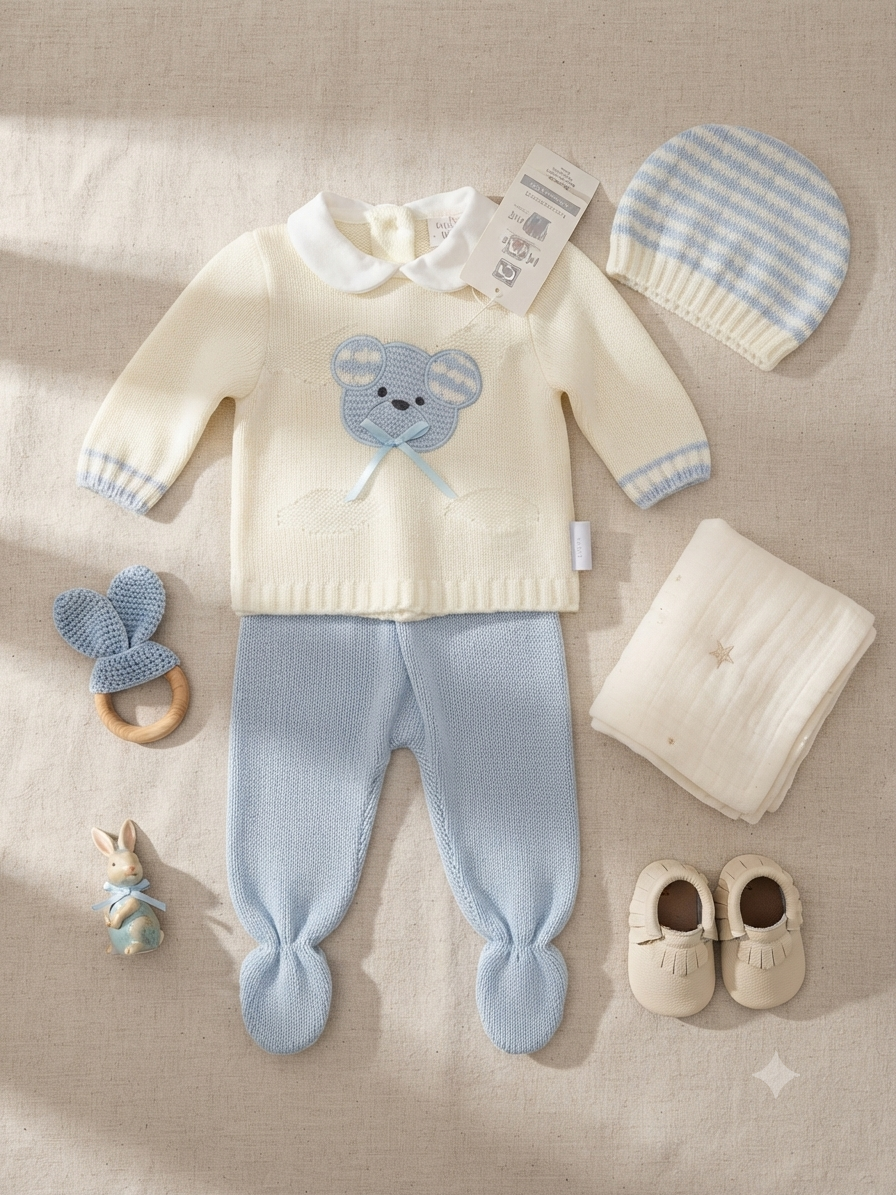 Set 3 pezzi Melanie con cappello
