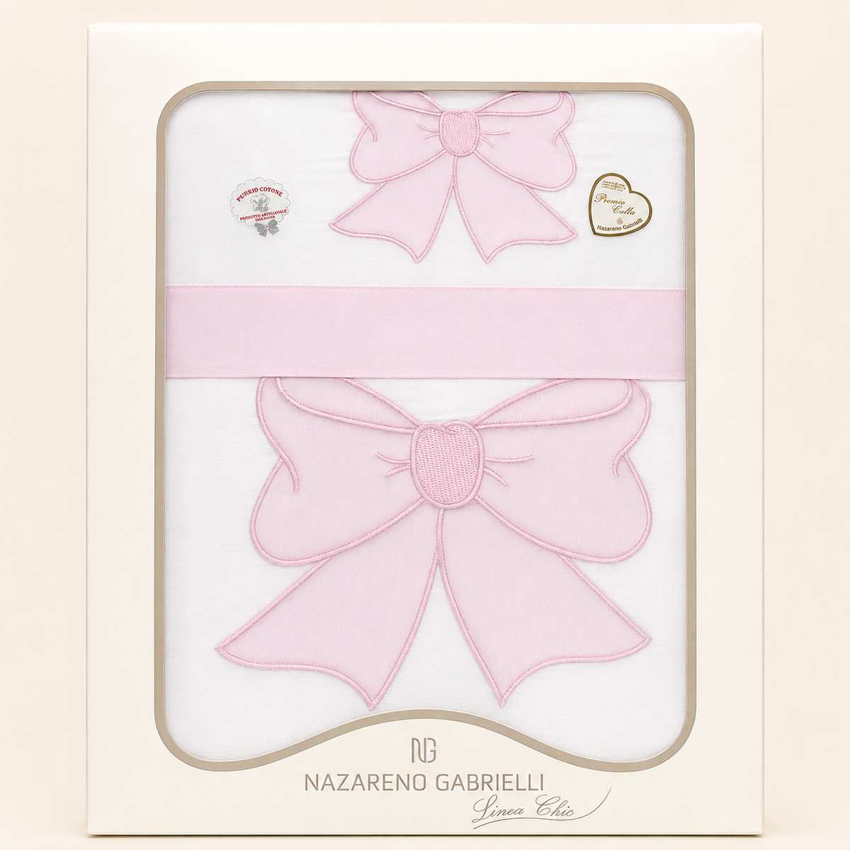 Set navicella neonato Nazareno gabrielli Fiocco
