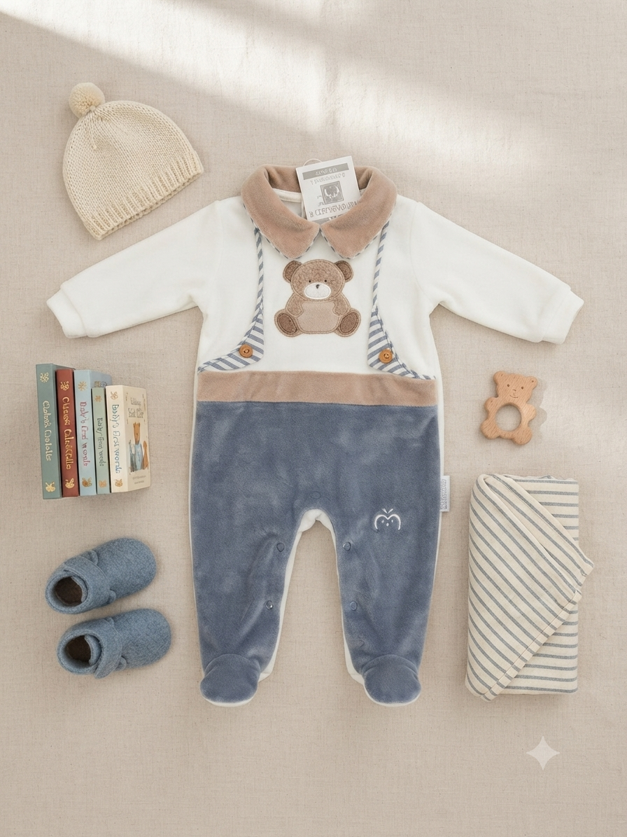 Tutina in ciniglia neonato MELANIE