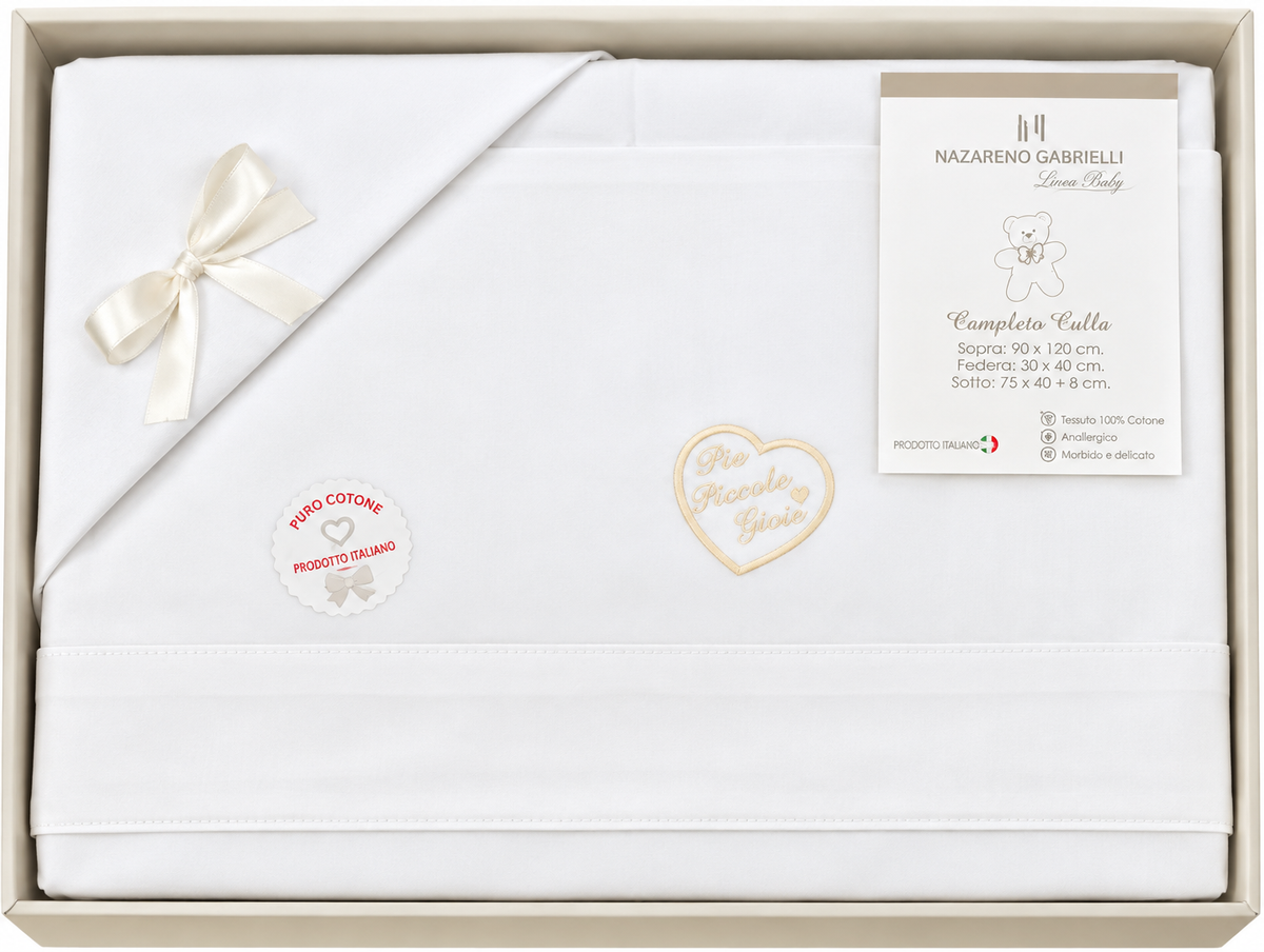 Nazareno Gabrielli - Completo Lenzuola 3 Pezzi Carrozzina