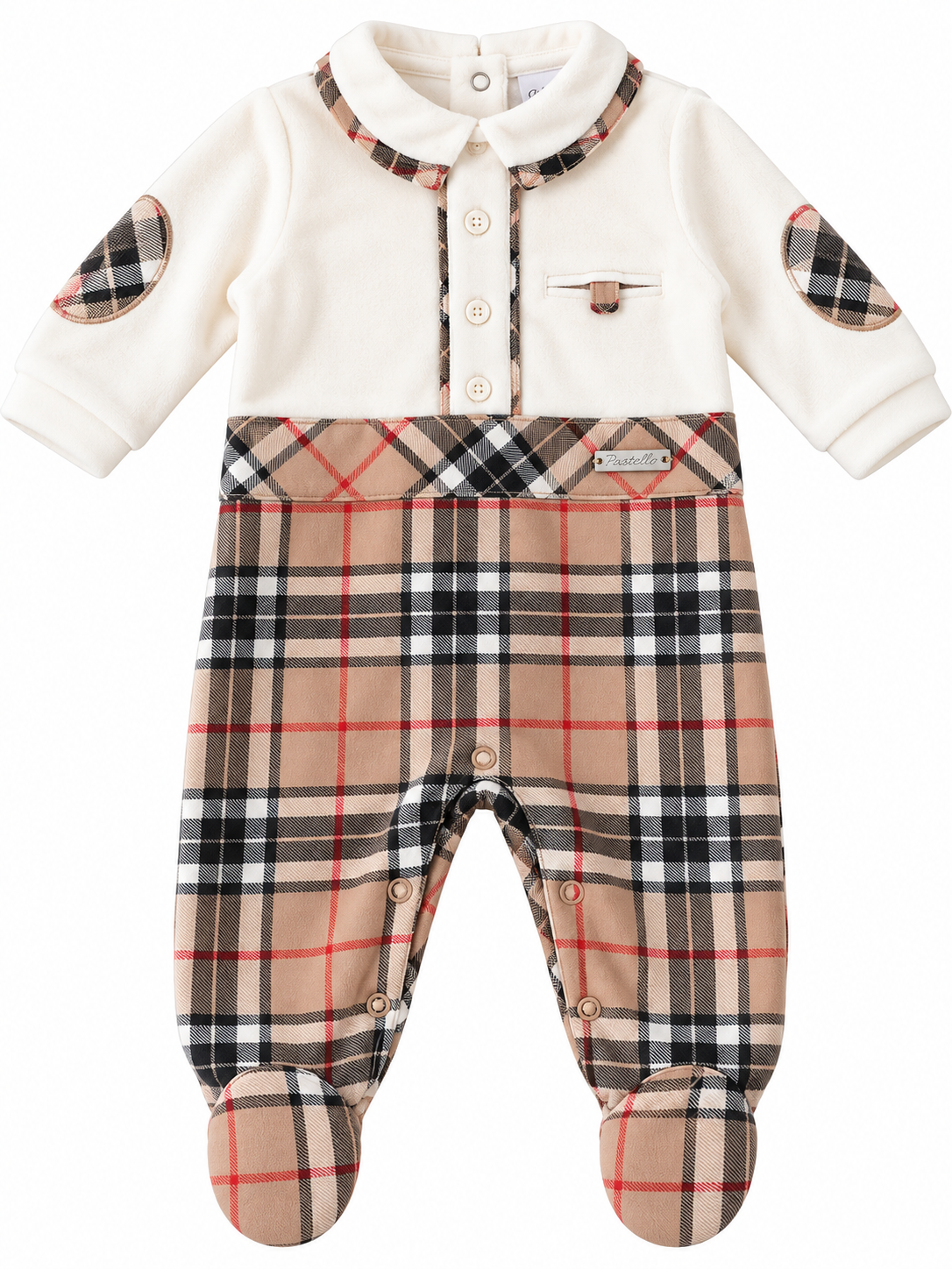 Tutina in ciniglia neonato PASTELLO 28a