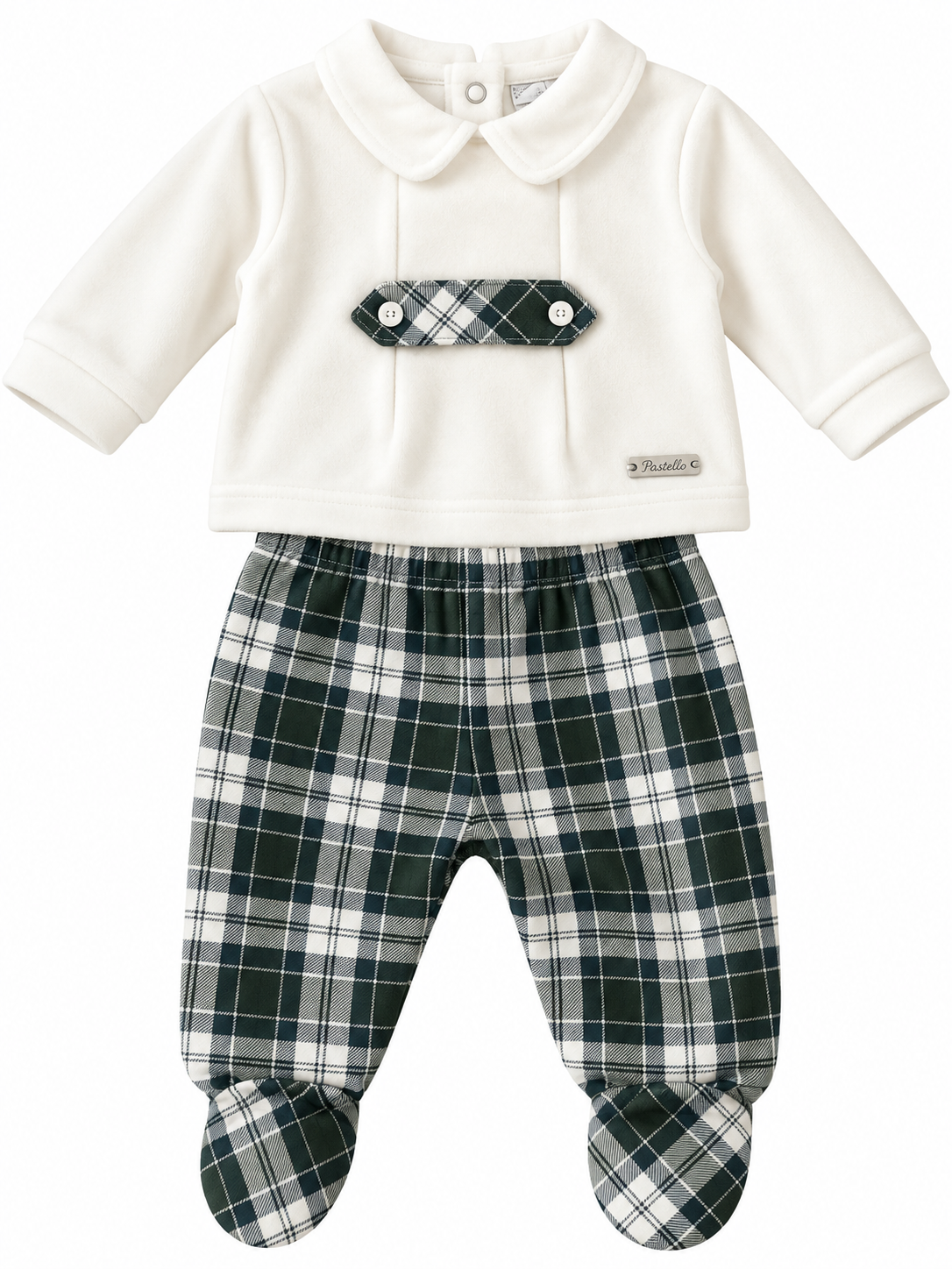 Completo in ciniglia neonato PASTELLO 30a