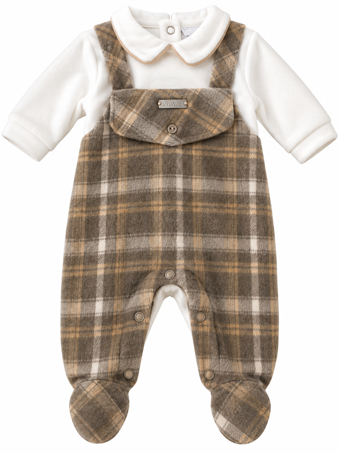 Tutina in ciniglia neonato PASTELLO 30a