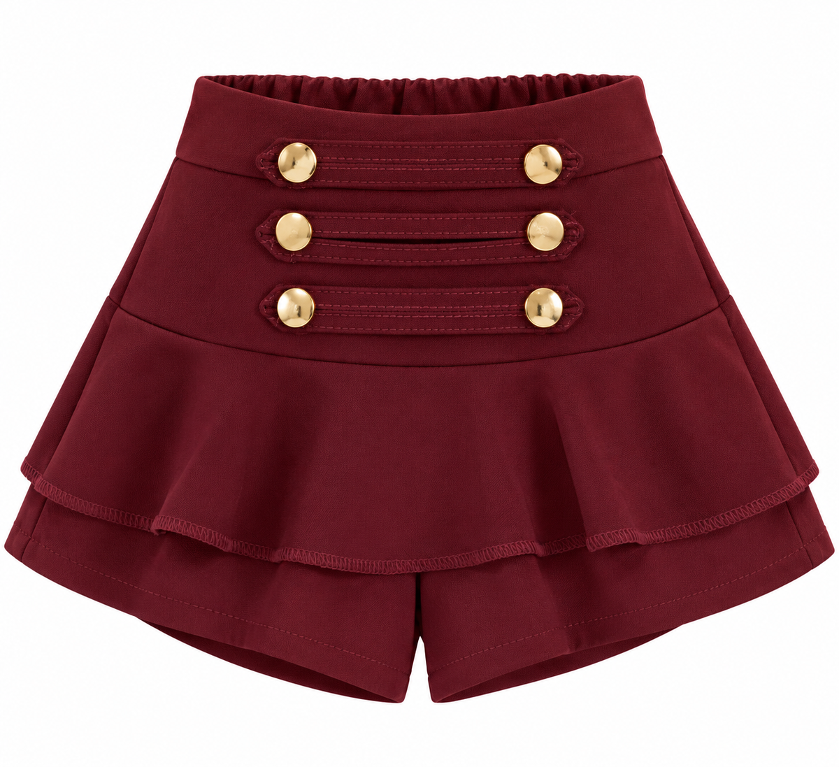 Gonna Pantalone Bambina con Bottoni Dorati