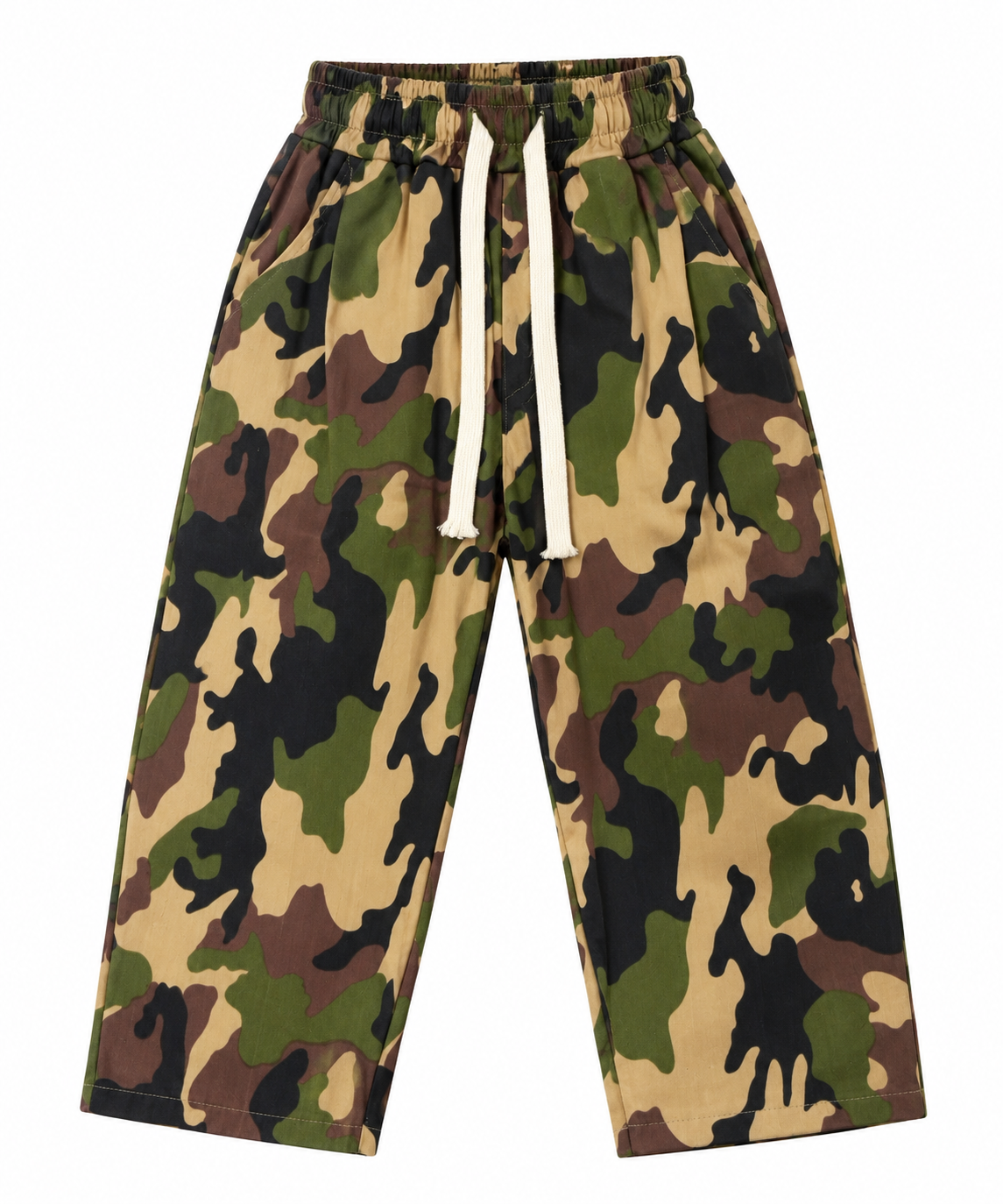 Pantalone Bambino Cargo Fantasia Mimetica
