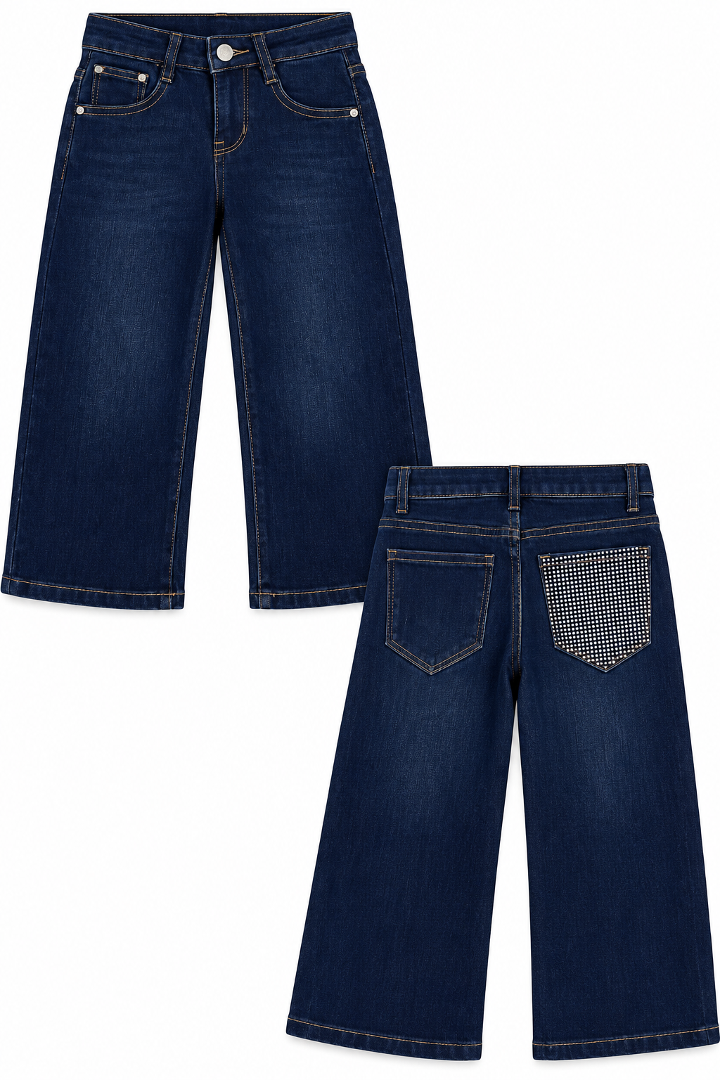 Jeans tasca brillantinata 175