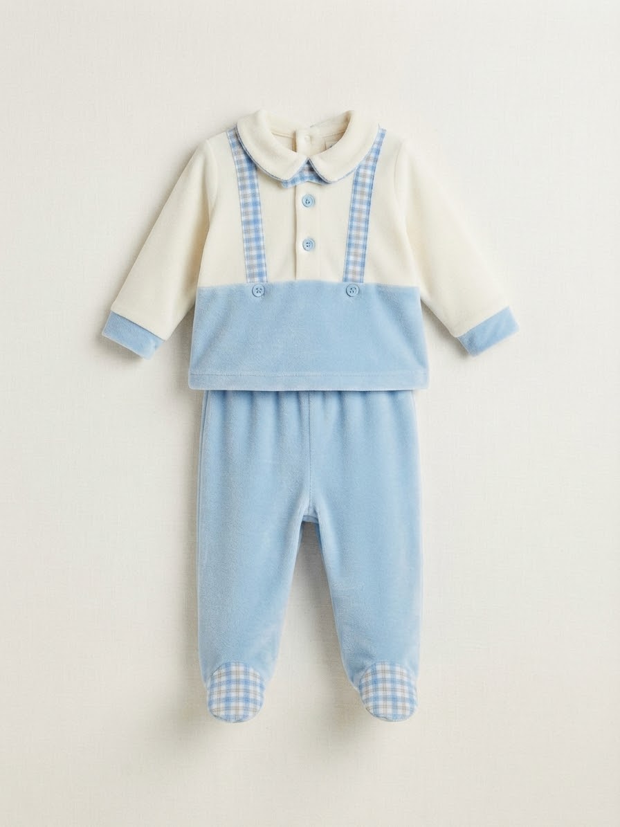 Completo clinico in ciniglia neonata Batuffolini elegance