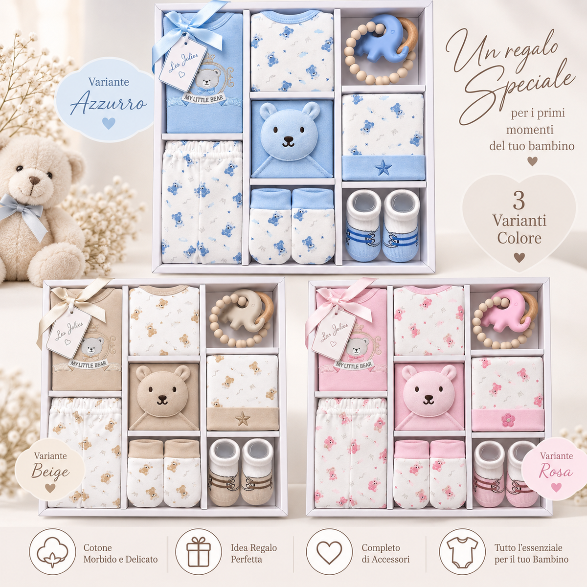 Set nascita 8 pezzi