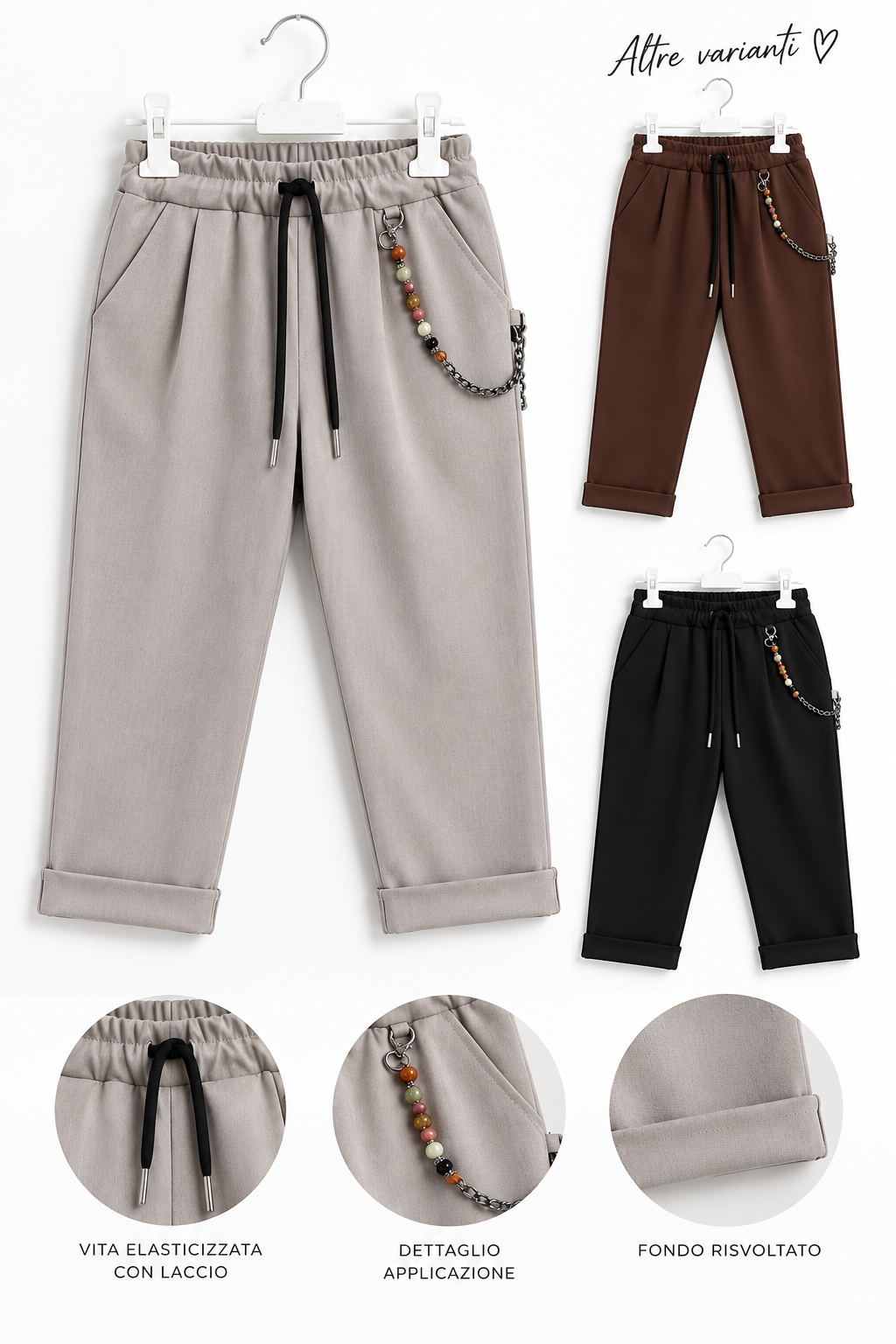 Pantalone con elastico