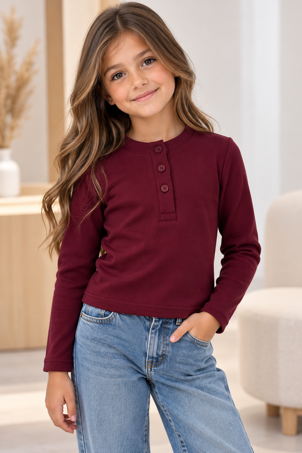Maglioncino coreano bimba lanetta 26619