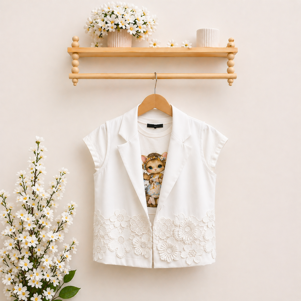 Gilet flower