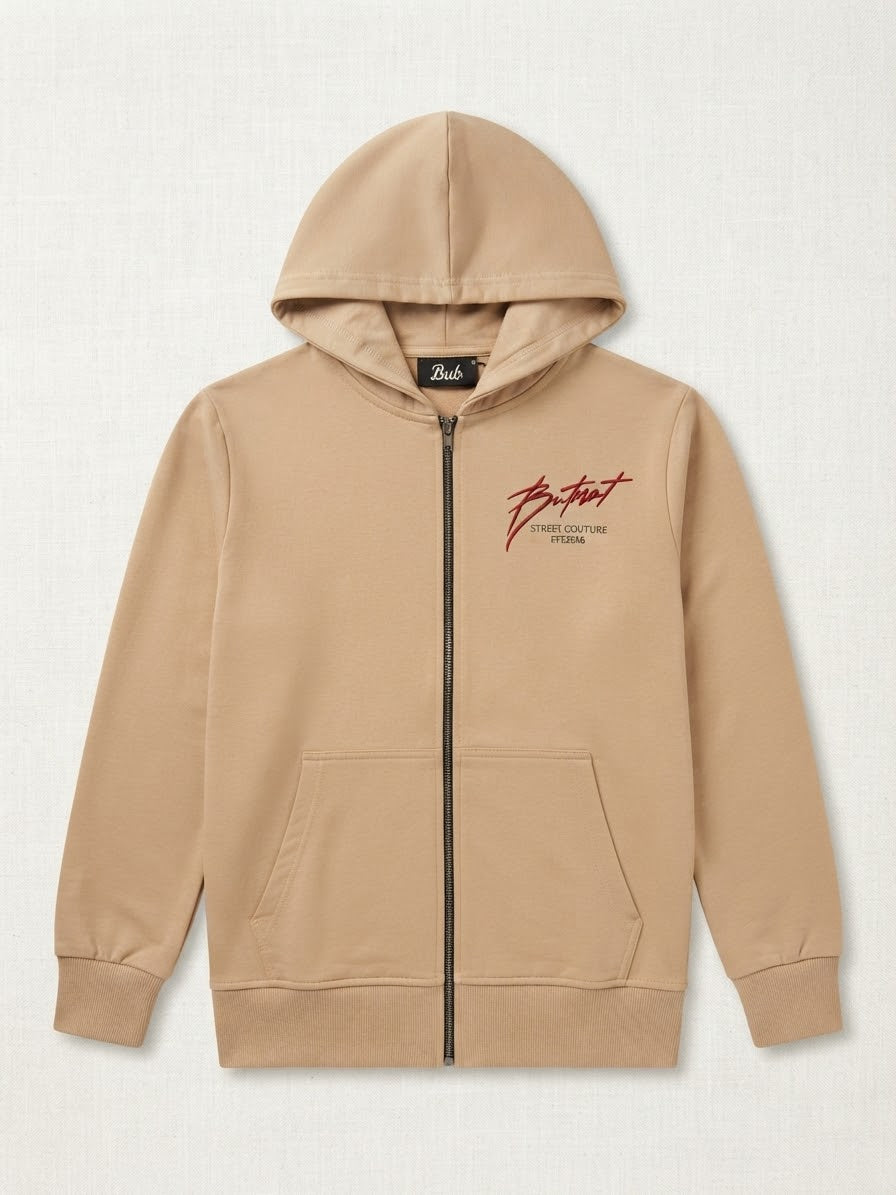 Felpa zip cotone But Not