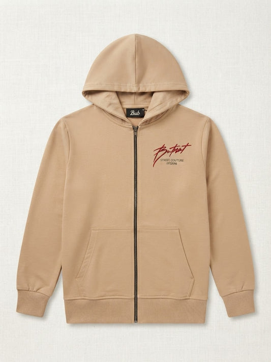 Felpa zip cotone But Not
