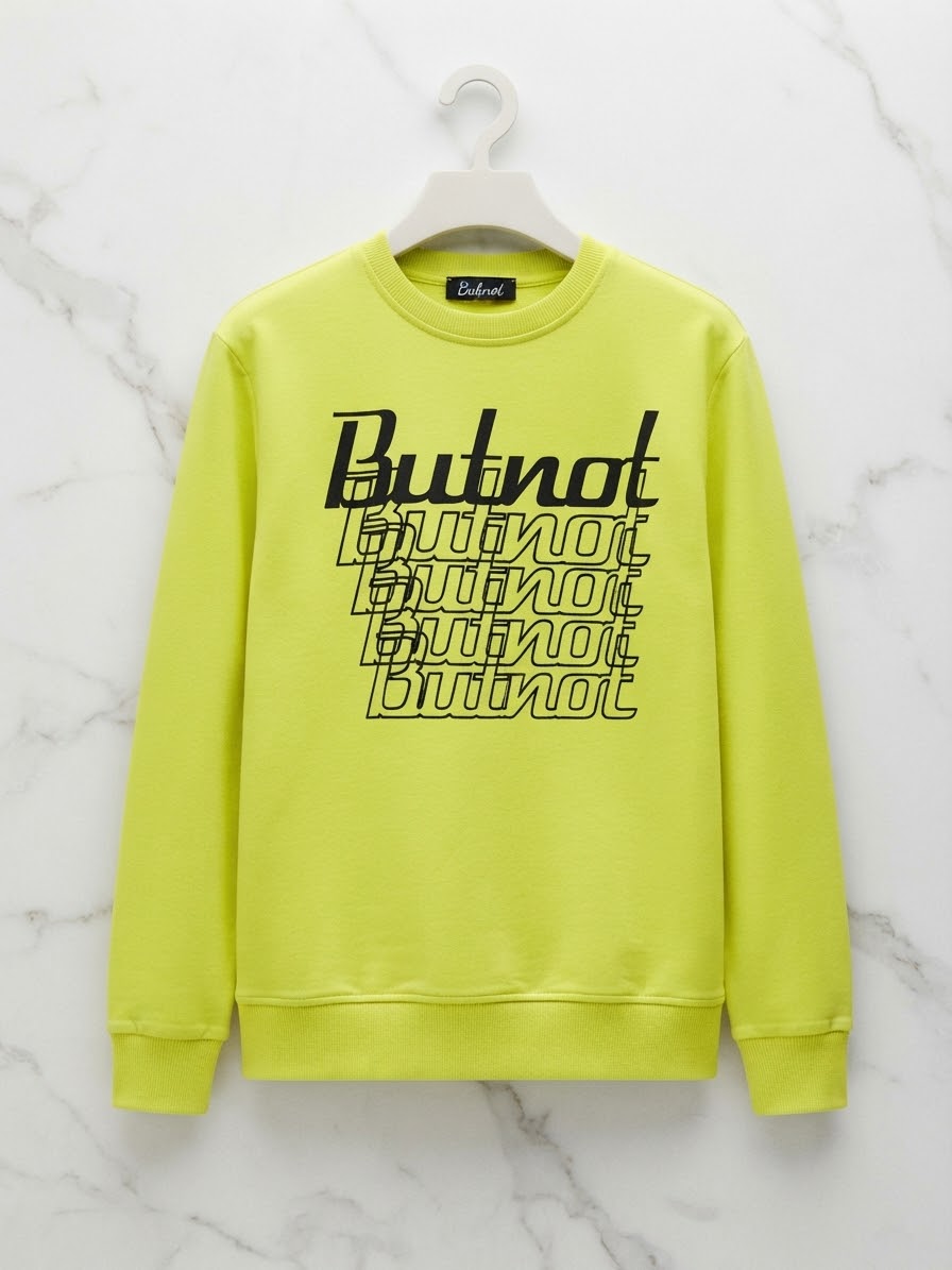 Felpa but not cotone fluo