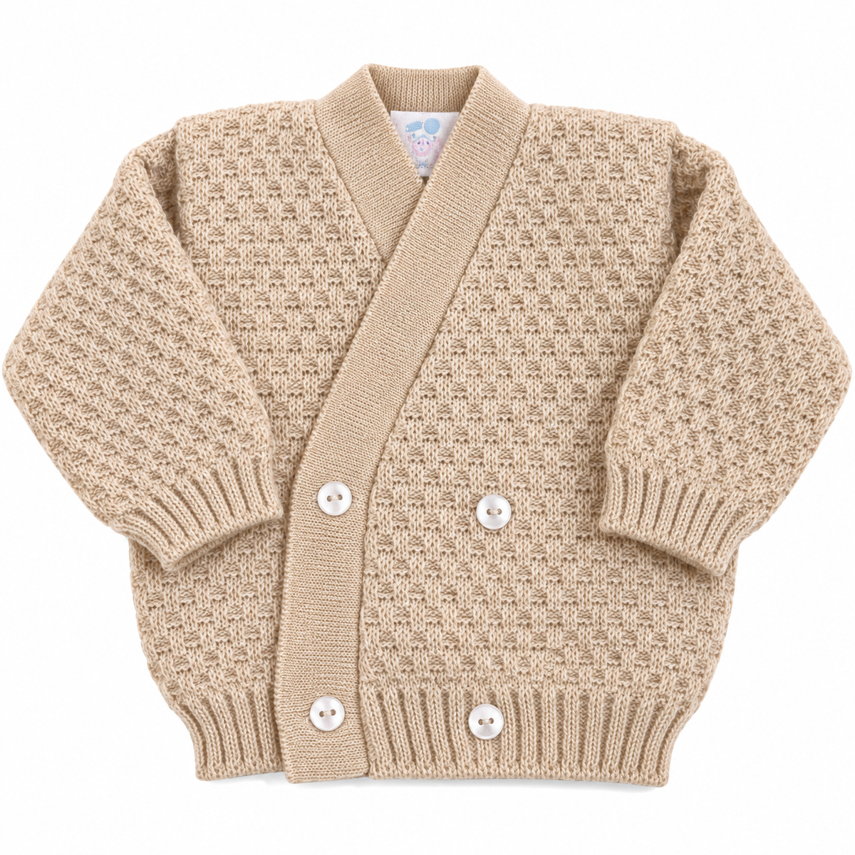 INCROCIATINO GOLFINO NEONATO LANA la rocca