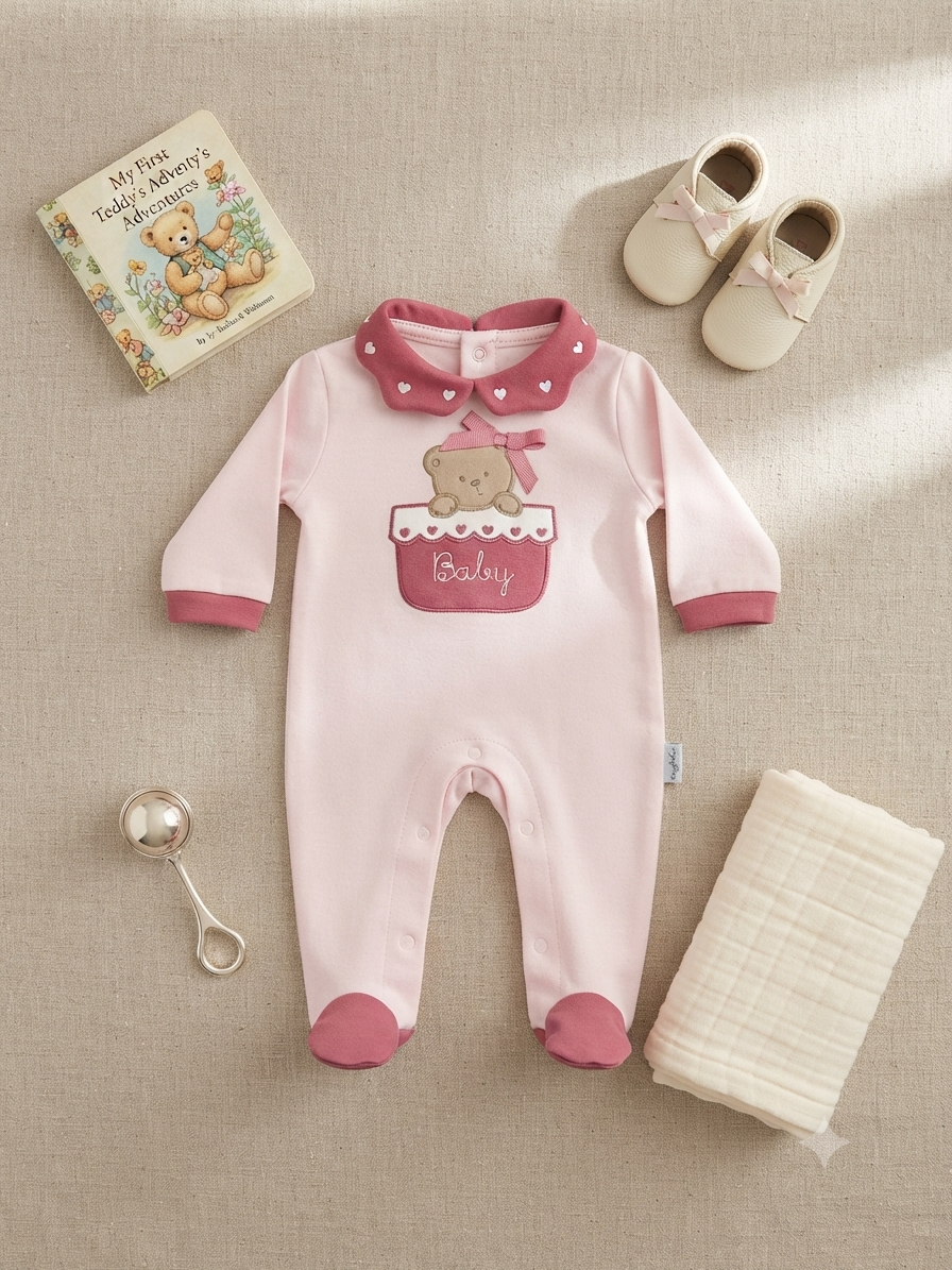 Tutina in caldo cotone neonato LES JOLIE