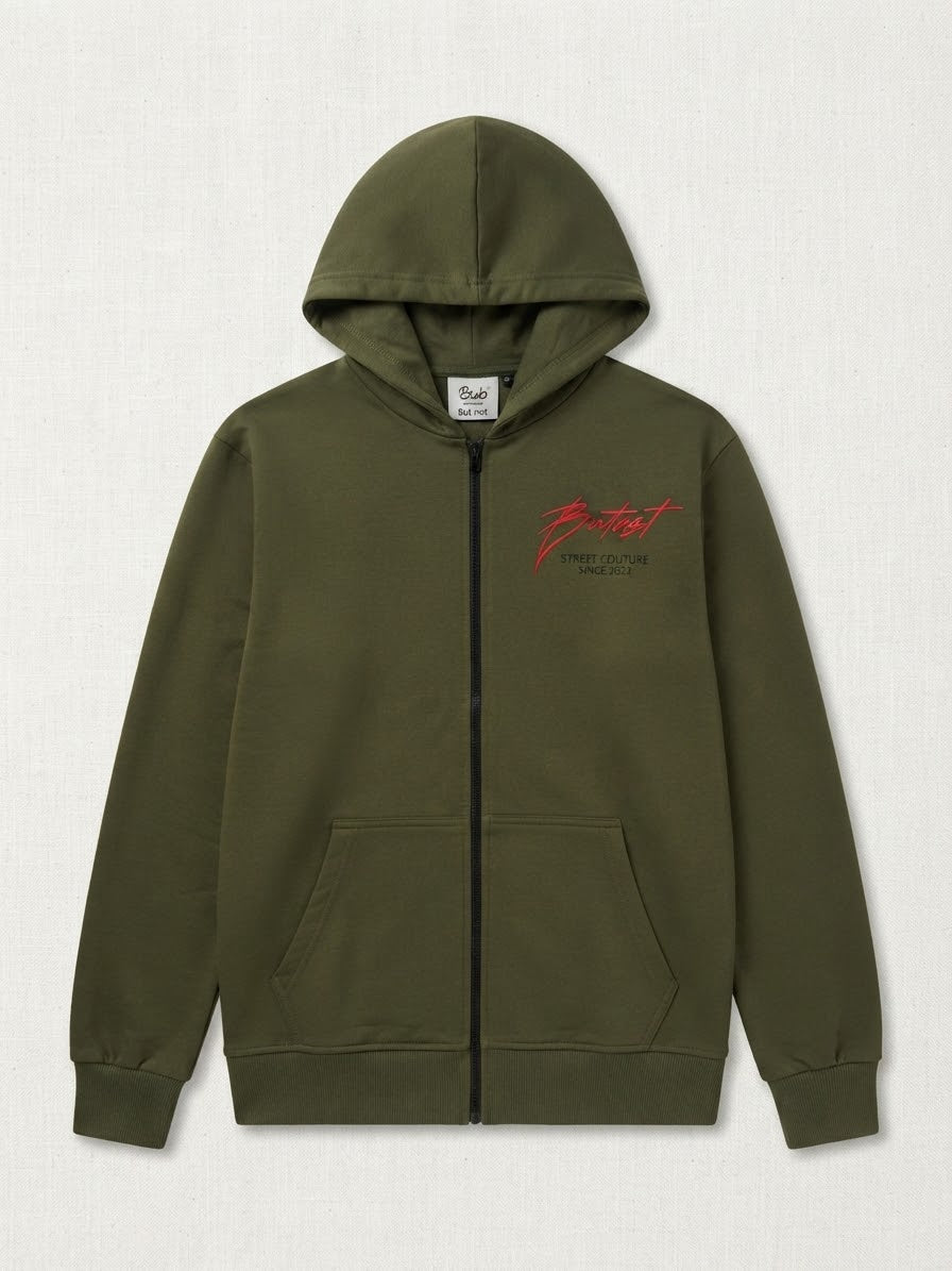 Felpa zip cotone But Not