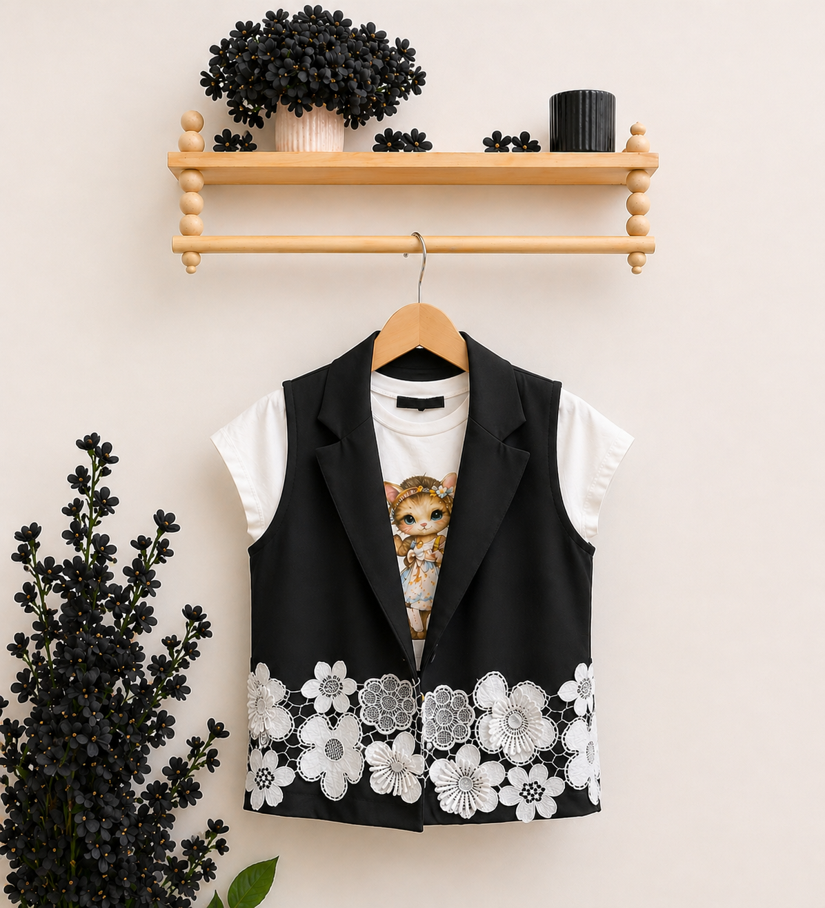 Gilet flower