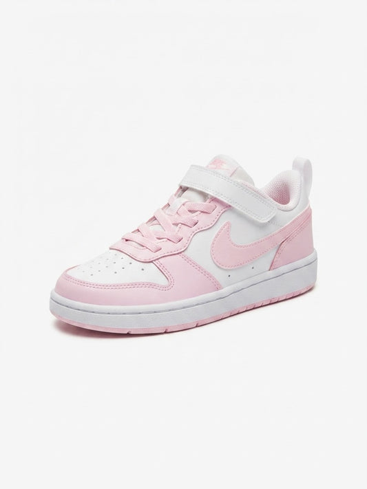 COURT nike BOROUGH RECRAFT UNISEX - Sneakers basse - white/pink
