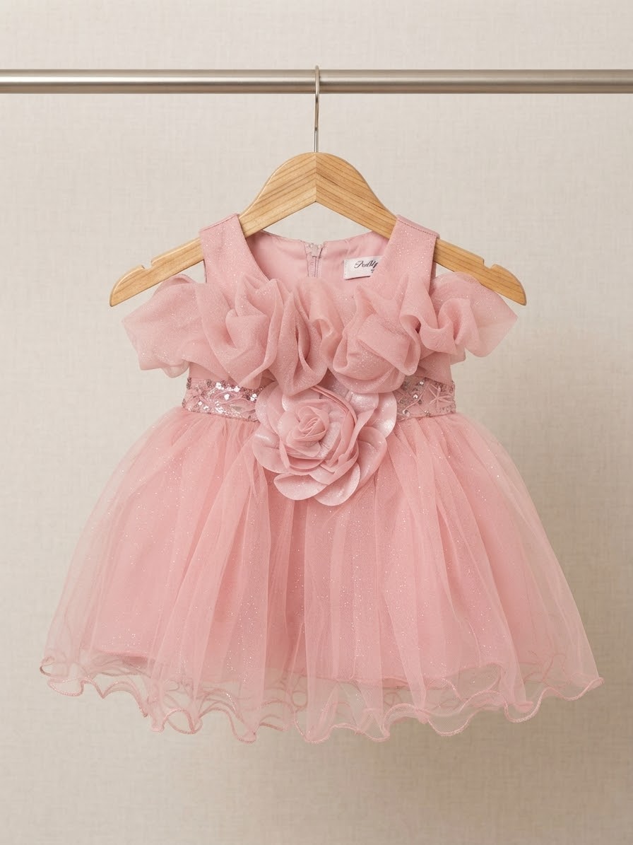 Abito principessa rosa cipria
