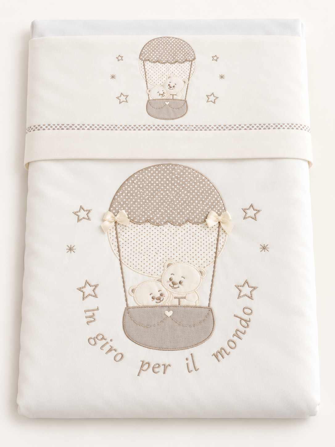 Coordinato Lettino Neonato – 6 Pezzi Dolci sogni mongolfiera