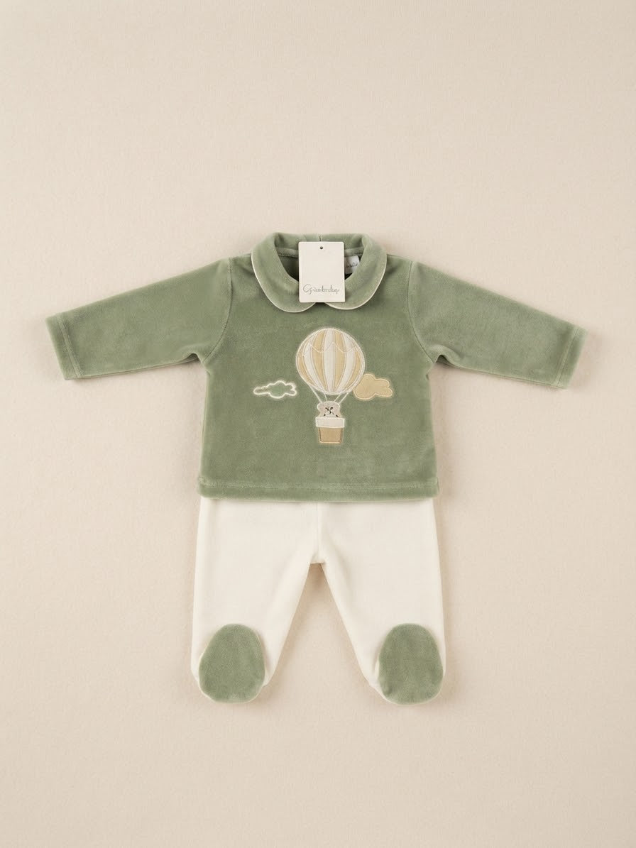 Completo ciniglia neonato mongolfiera Giubebè