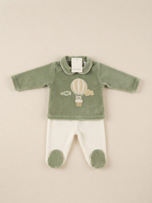 Completo ciniglia neonato mongolfiera Giubebè 0070