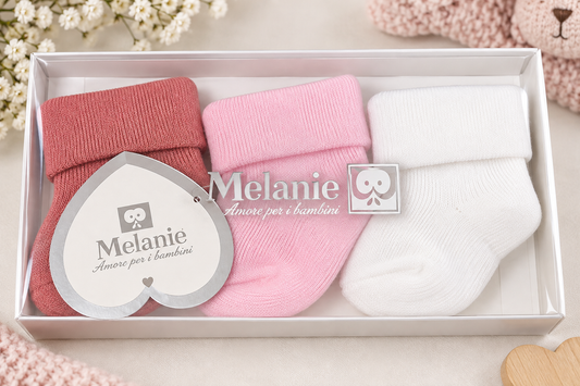 Calzini Melanie neonato 3 pz