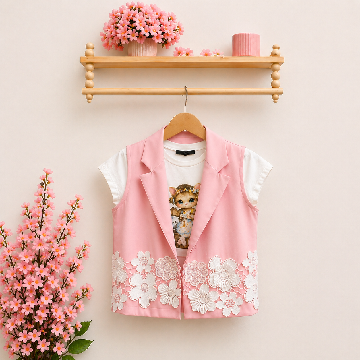 Gilet flower