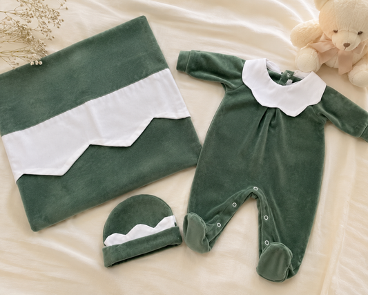Set nuvola verde salvia