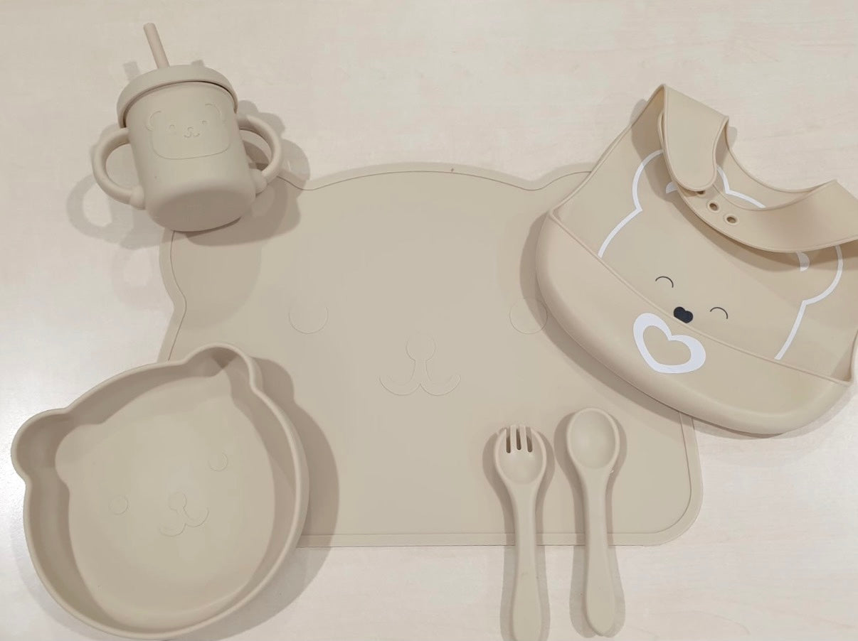 Set pappa in silicone 5 pezzi Melanie