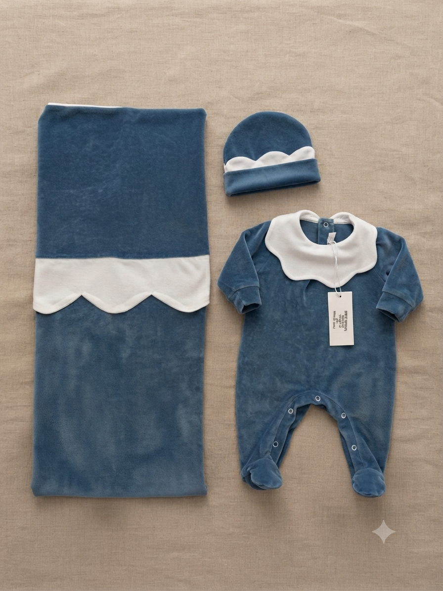 Set nuvola verde salvia Mini Moon  Personalizzabile