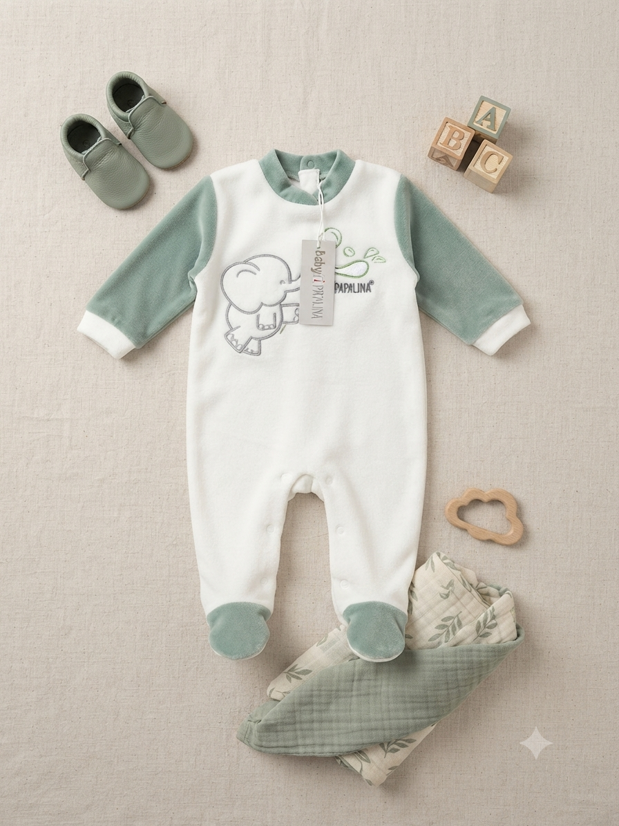 Tutina in ciniglia neonato BABY PAPALINA