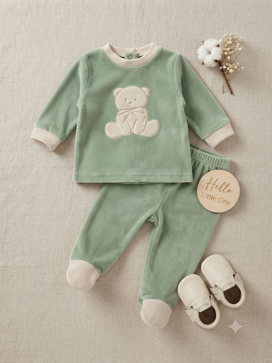 Completo clinico in ciniglia neonata Batuffolini