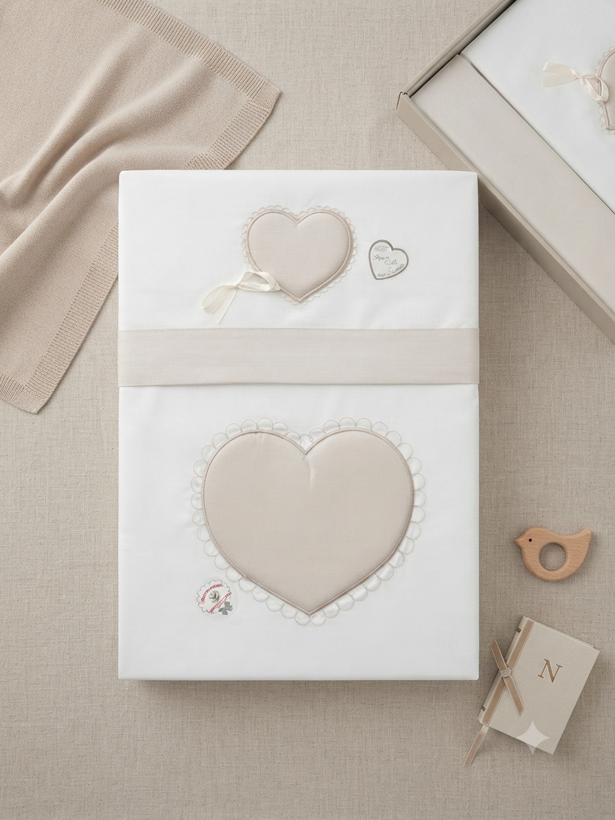 Set navicella neonato Nazareno gabrielli Cuore