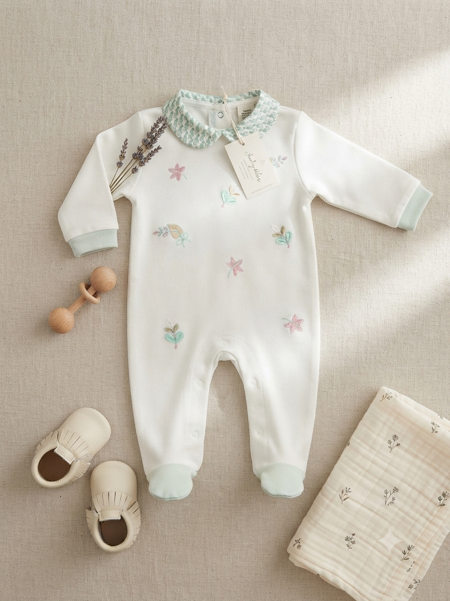 Tutina in caldo cotone neonata LES JOLIES