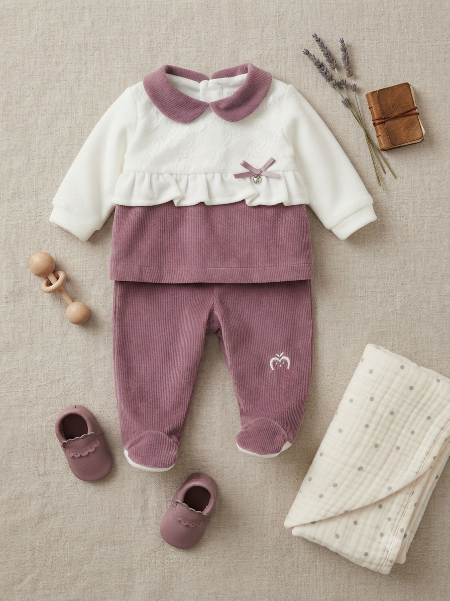 Tutina in ciniglia neonata MELANIE