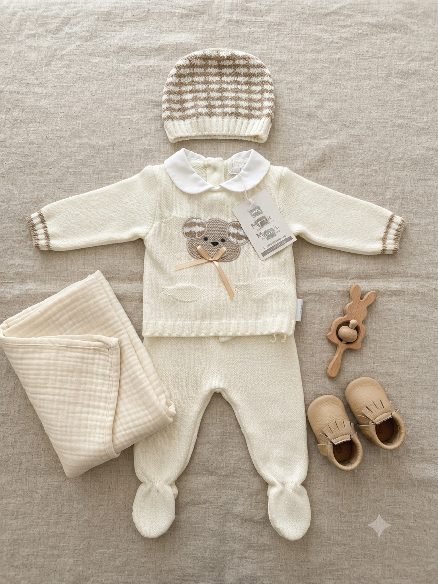 Set 3 pezzi Melanie con cappello