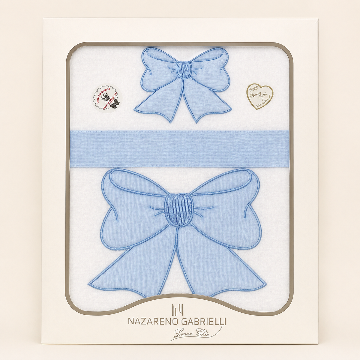 Set navicella neonato Nazareno gabrielli Fiocco