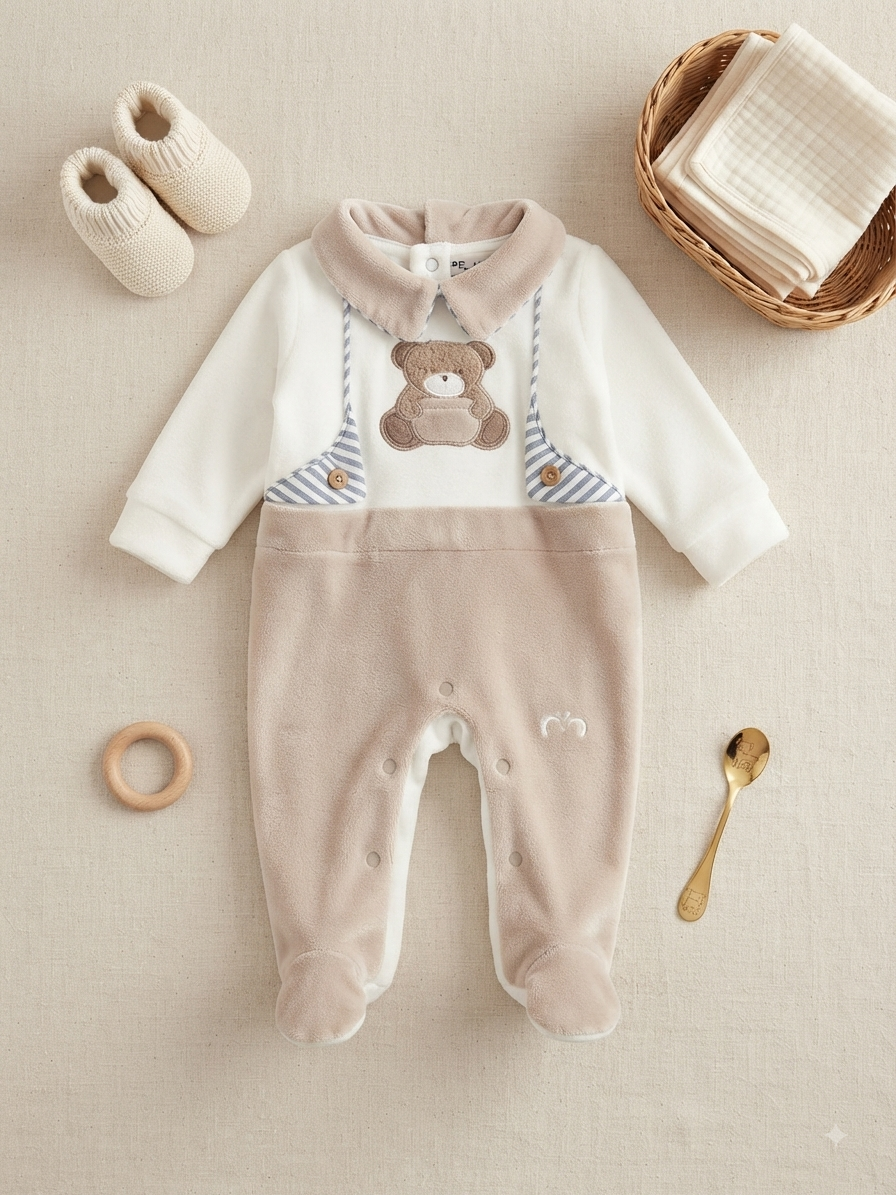 Tutina in ciniglia neonato MELANIE