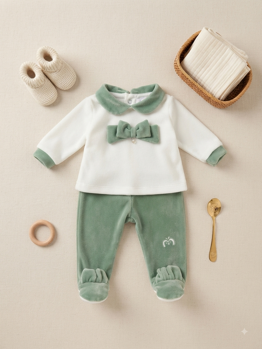 Completo in ciniglia neonata MELANIE