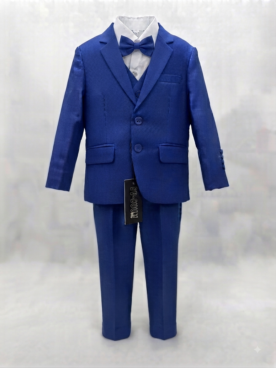Abito blu monopetto elegance