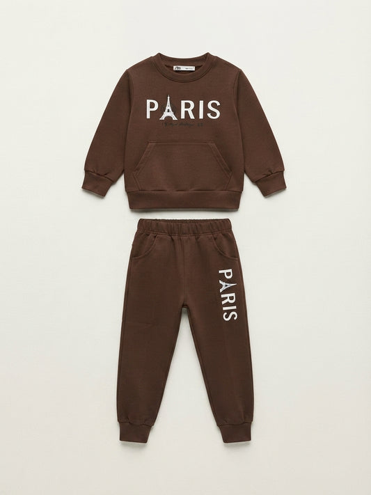 Completo tuta paris in cotone garzato 1868