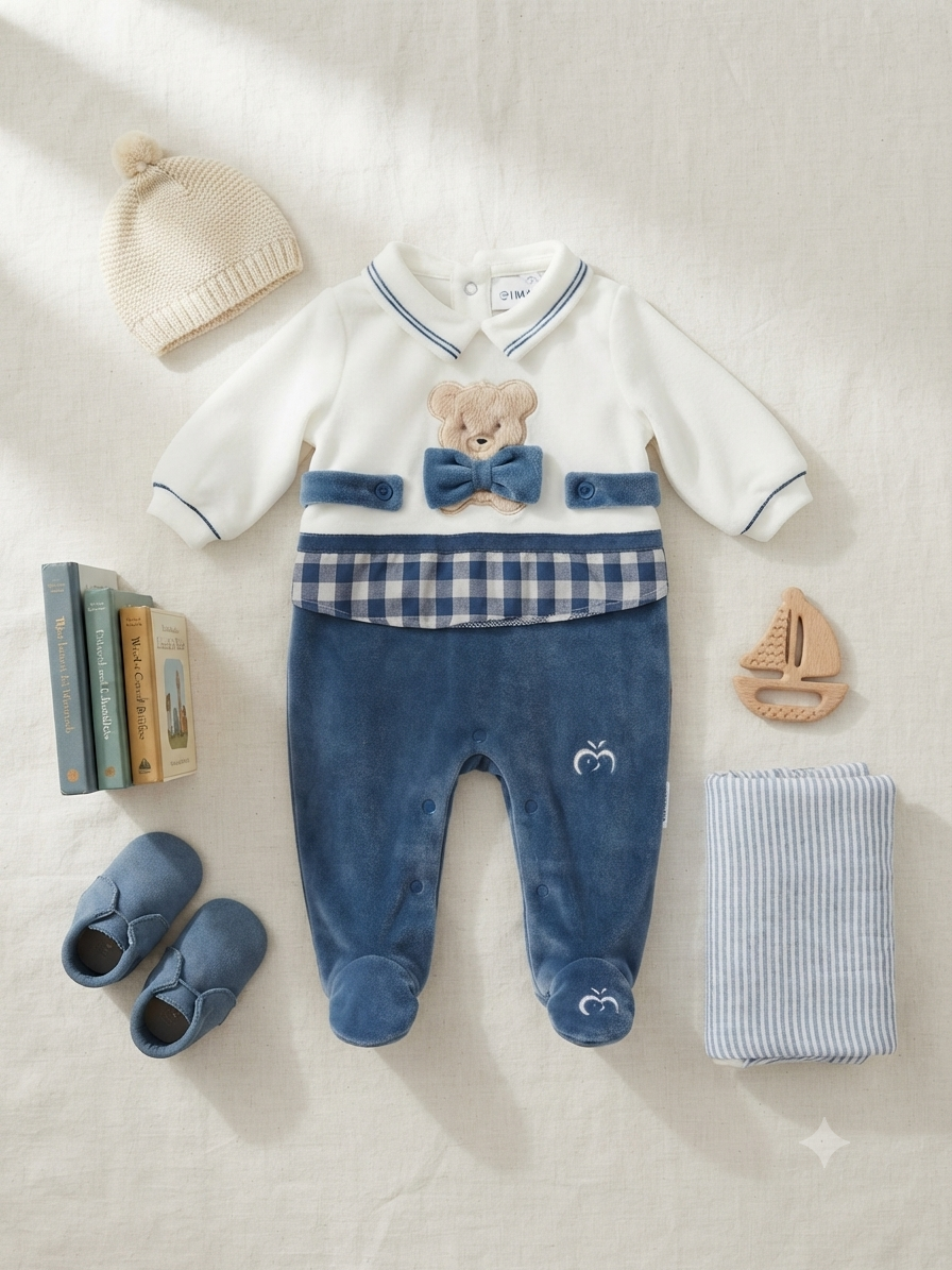 Tutina in ciniglia neonato MELANIE