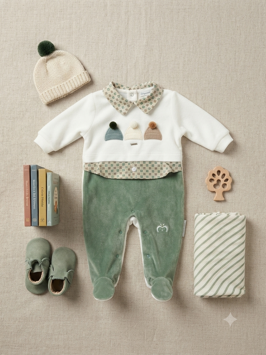 Tutina in ciniglia neonato MELANIE