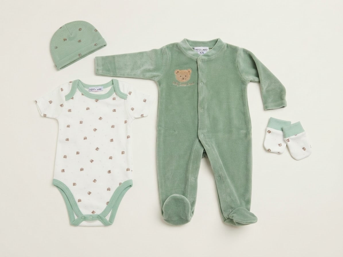 Set Nazareno Gabrielli teddy 4 pezzi 3590